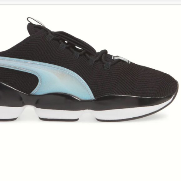 PUMA New Women's Mode XT Iridescent TZ Hybrid Training Shoes Sneaker Black White - Picture 6 of 16